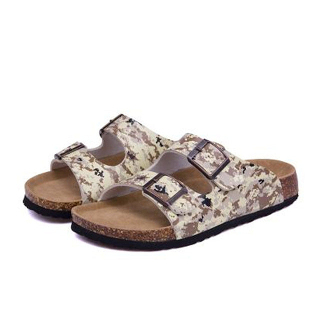 Sandals New Summer Beach Cork Slippers Shoes Women