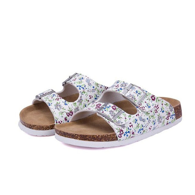 Sandals New Summer Beach Cork Slippers Shoes Women