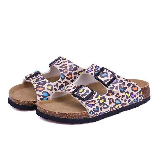 Sandals New Summer Beach Cork Slippers Shoes Women