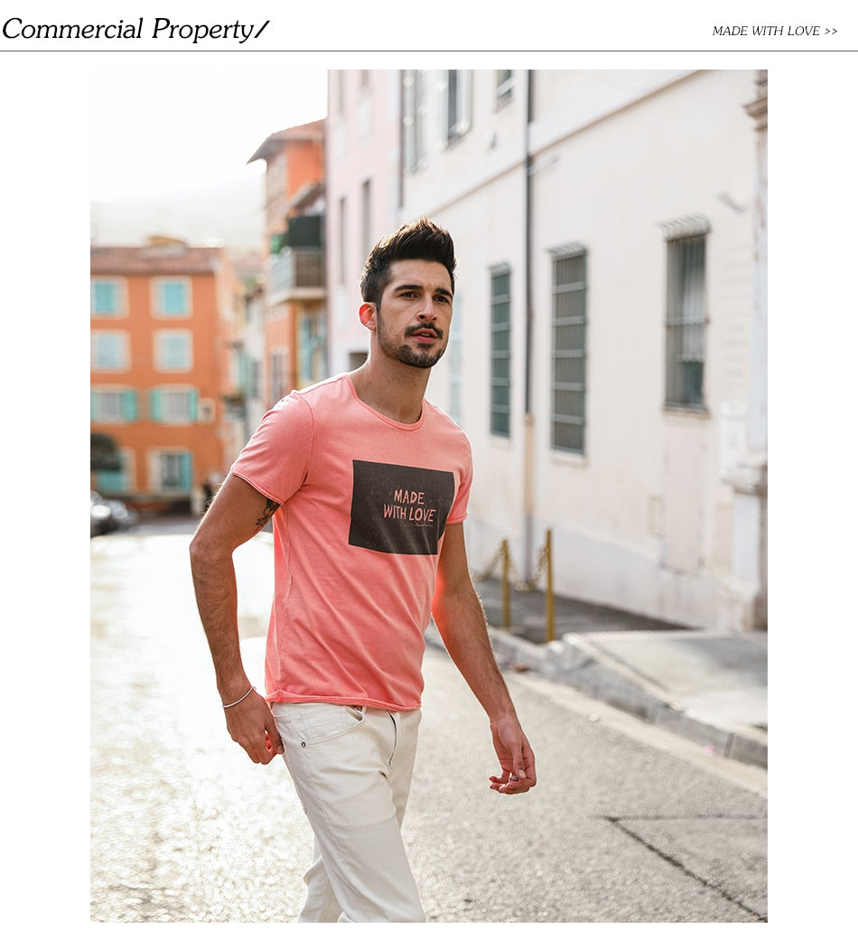 SIMWOOD 2019 Brand Fashion Casual Men T shirt Summer Short Sleeve