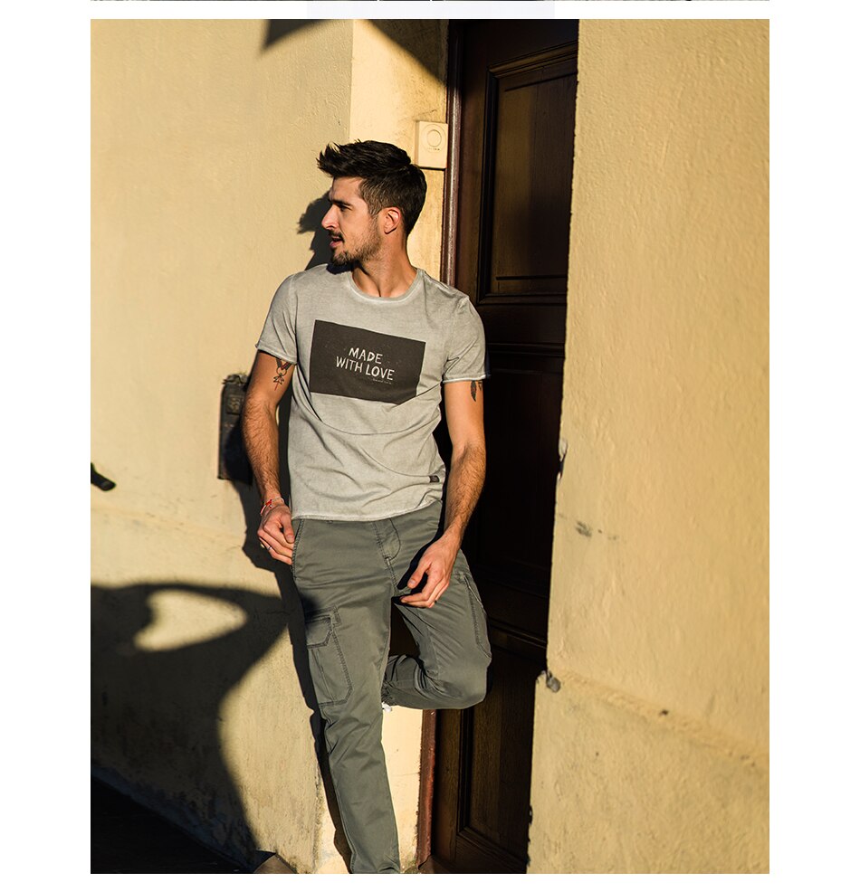 SIMWOOD 2019 Brand Fashion Casual Men T shirt Summer Short Sleeve