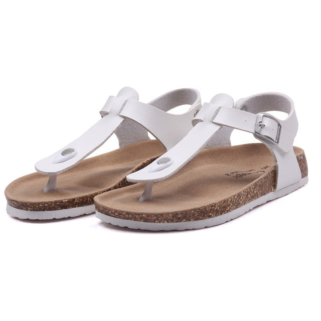 Sandals Fashion Cork New Women Summer Beach Slipper Shoe Flat