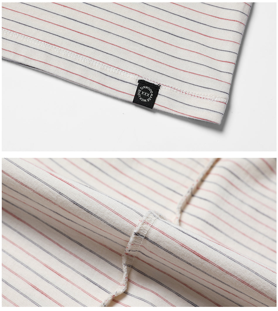 SIMWOOD Hot Sale 2019 Summer T-Shirts Men Slim Fit 100% Cotton Plus Size High Quality Short Sleeve Tops Brand Clothing 180160