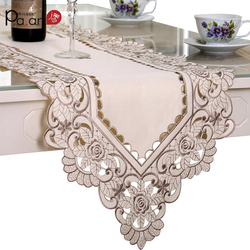 Table Runners Floral Table Cover Dust proof Runners Home Textile