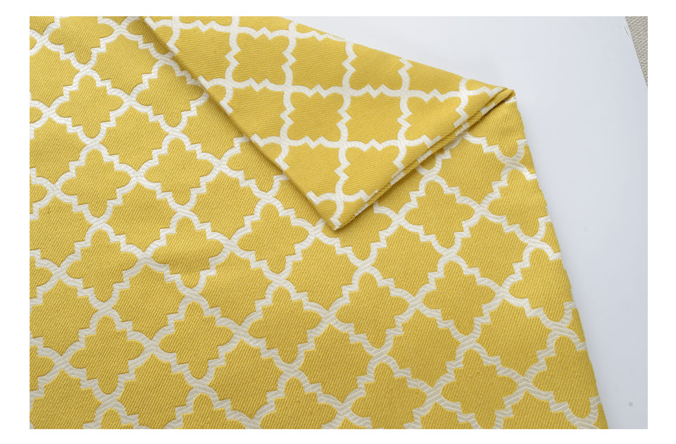 Pillow case 2 Pcs For Sofa Throw Pillow Cover Yellow Geometric Decorative Home Decor