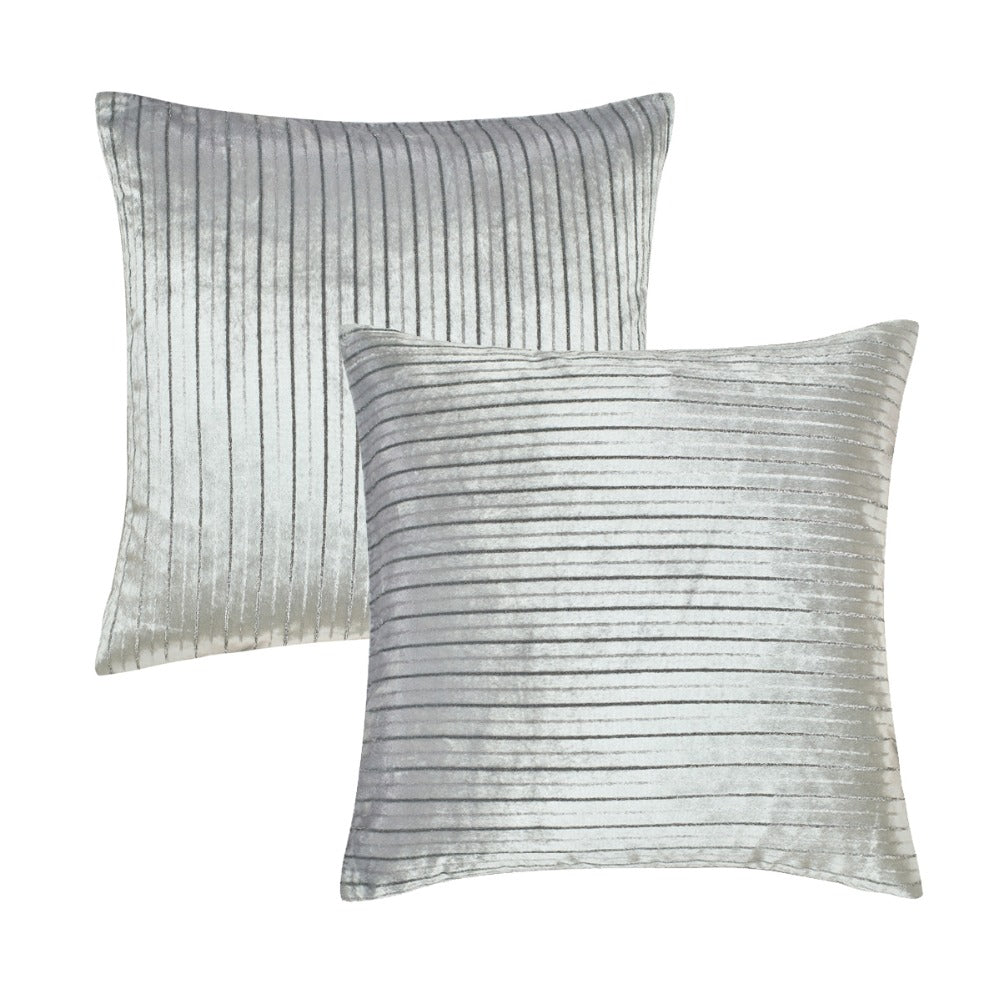 Pillow Covers Silver thread jacquard Pillowcases 2 Pieces for Couch Bedroom 45x45 50x50