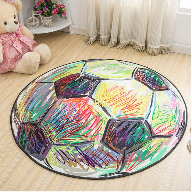 Non-Slip Carpet Machine Washable Round Area Rug Living Room Bedroom Bathroom Kitchen Soft Carpet Floor Mat Home Decor