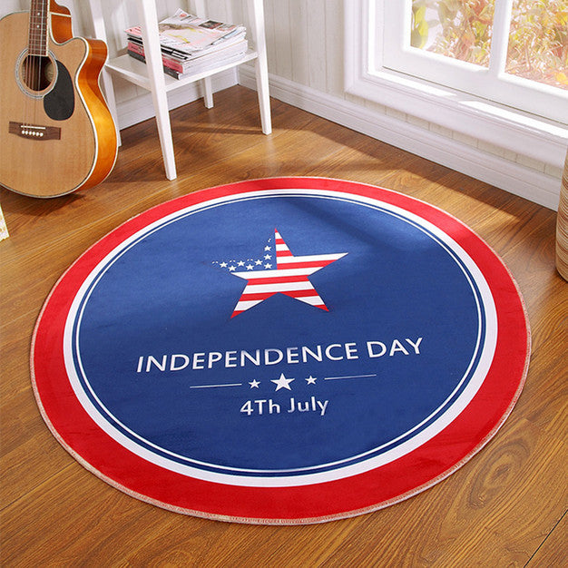 Non-Slip Carpet Machine Washable Round Area Rug Living Room Bedroom Bathroom Kitchen Soft Carpet Floor Mat Home Decor