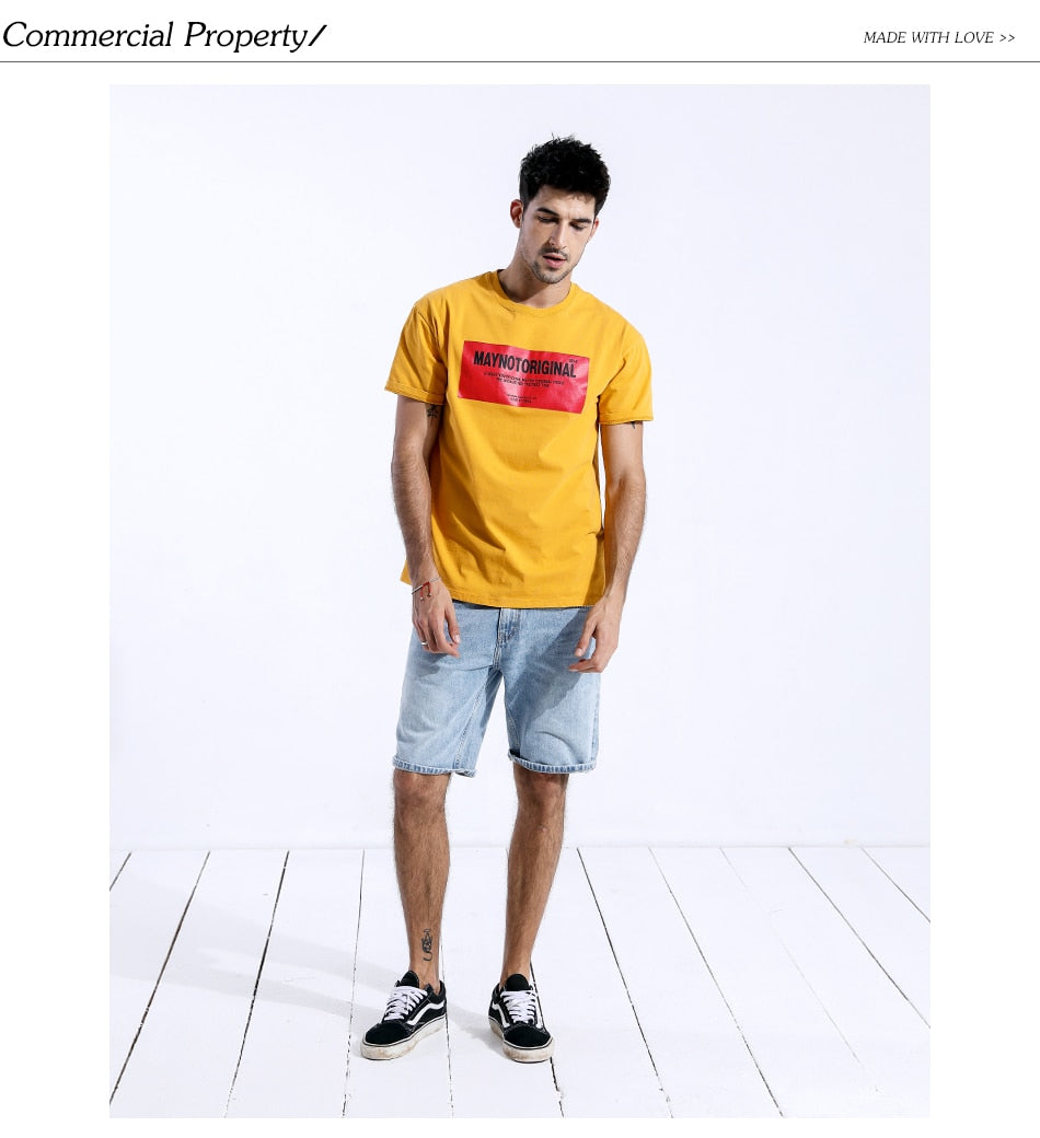 SIMWOOD 2019 Summer T-Shirts Men Fashion Letter Print O-neck Short Sleeve Tops Plus Size Loose Brand Clothing Tees 180411