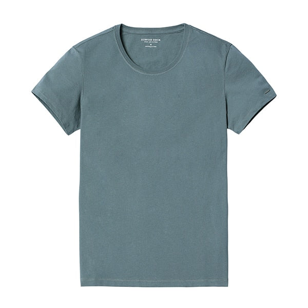SIMWOOD 2019 New T Shirt Men Slim Fit Solid Color fitness Casual Tops 100%  Cotton Comfortable High Quality Plus Size TD017101