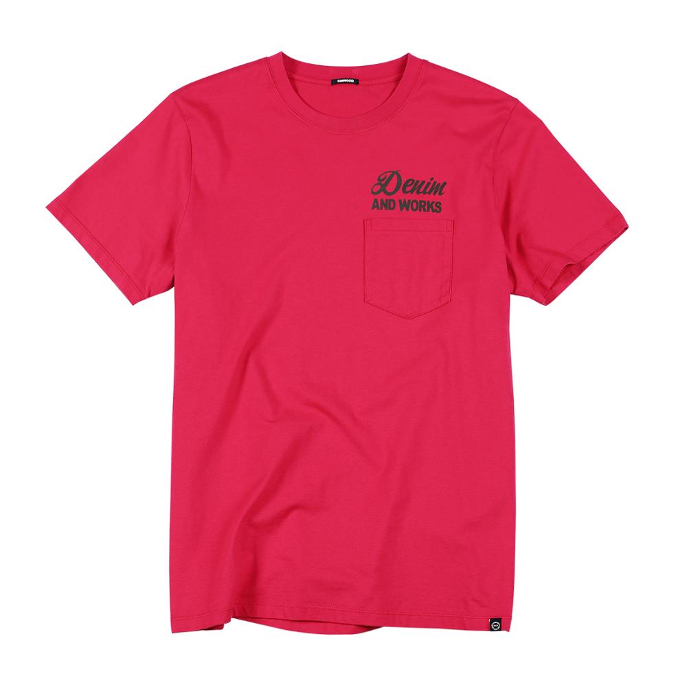 SIMWOOD 2019 summer t shirt men 100% cotton letter print tshirt short sleeve t-shirt hip hop high quality brand clothing 190254